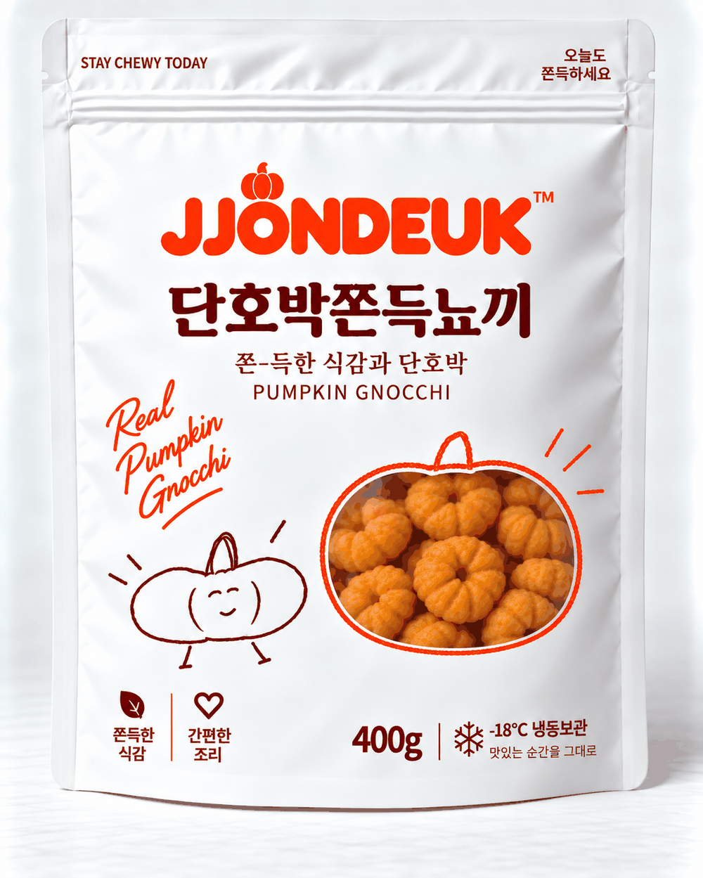 쫀득 단호박쫀득뇨끼 패키지