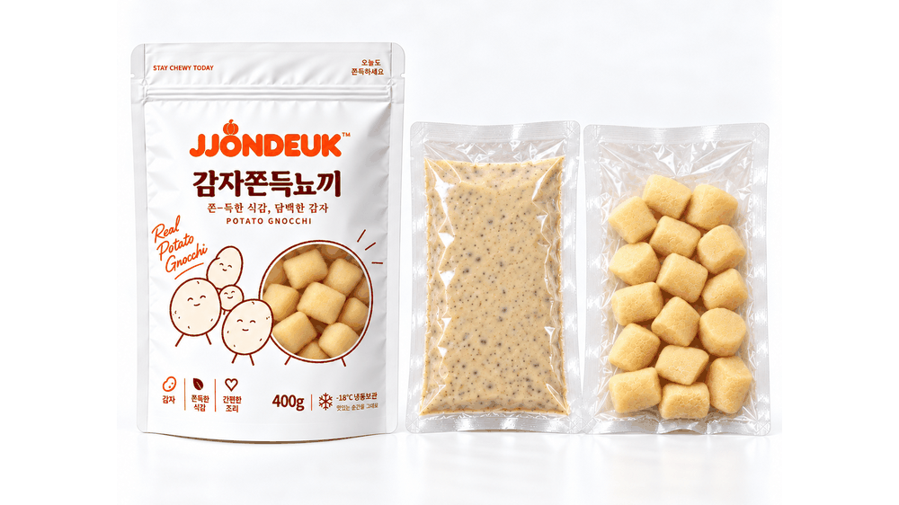 고소한 크림을 두른 감자쫀득뇨끼
